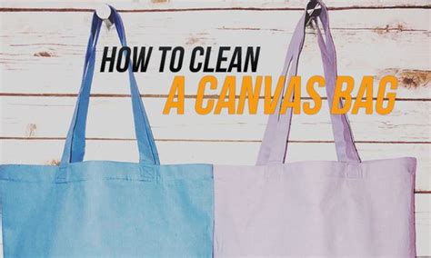 can you wash a canvas bag